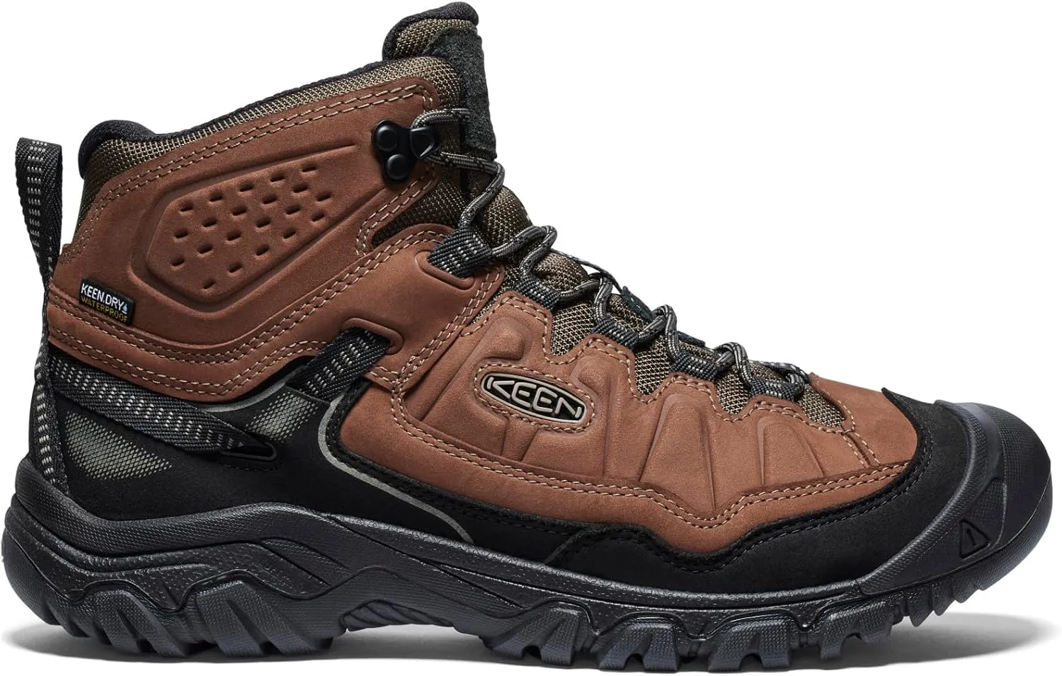 KEEN Men's Targhee 4 Mid Height Durable Comfortable Waterproof Hiking Boot