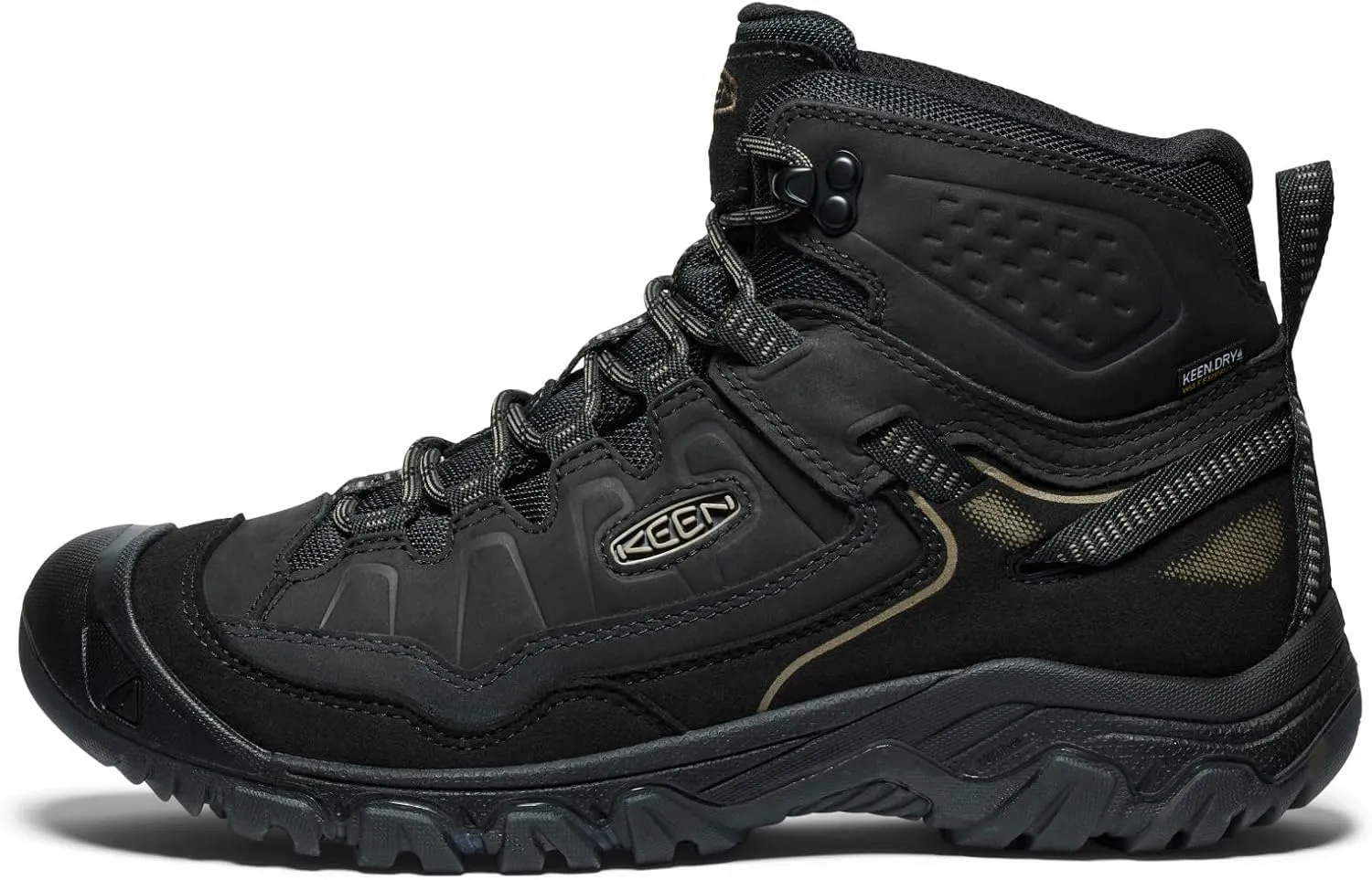 KEEN Men's Targhee 4 Mid Height Durable Comfortable Waterproof Hiking Boot