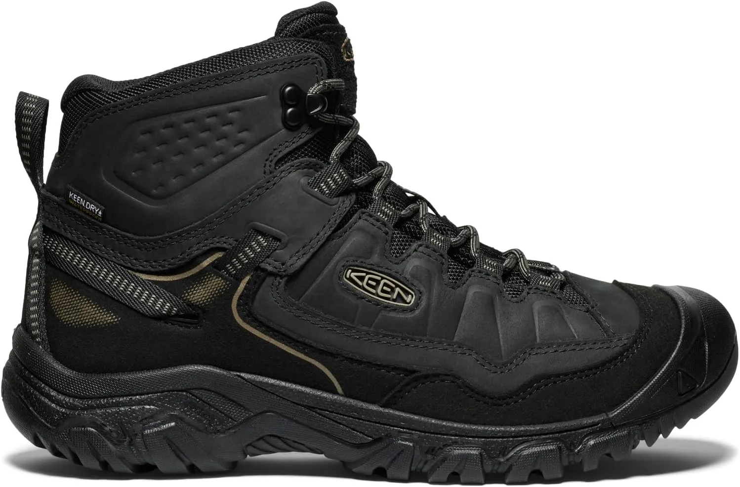 KEEN Men's Targhee 4 Mid Height Durable Comfortable Waterproof Hiking Boot