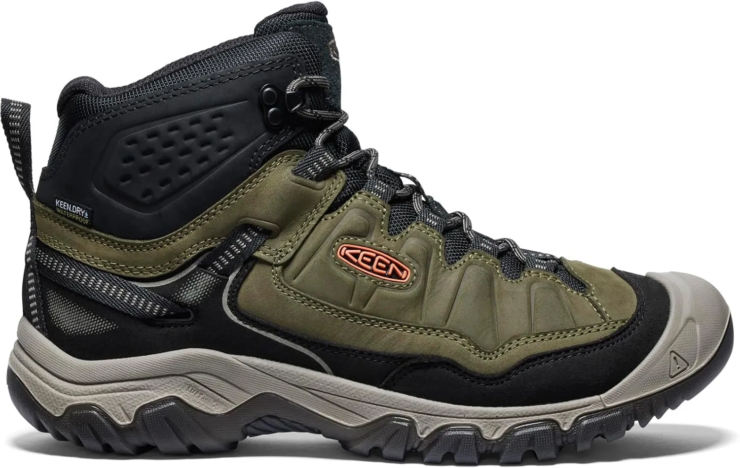 KEEN Men's Targhee 4 Mid Height Durable Comfortable Waterproof Hiking Boot