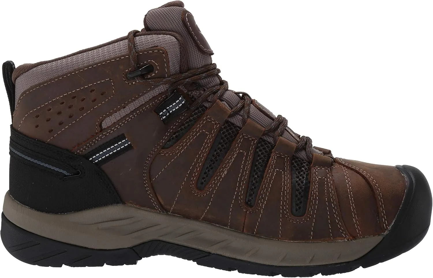 KEEN Utility Men's Flint 2 Mid Height Steel Toe Waterproof Durable Construction Work Boots