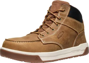 KEEN Utility Men's Gibson Mid Height Composite Toe Athletic Traction Durable Leather Work Boots