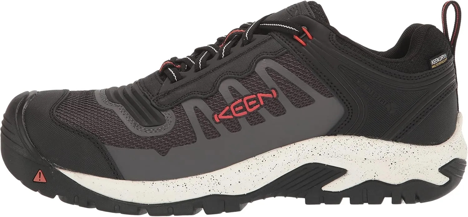 KEEN Utility Men's Reno Low Height Composite Toe Flexible Waterproof Athletic Work Shoe
