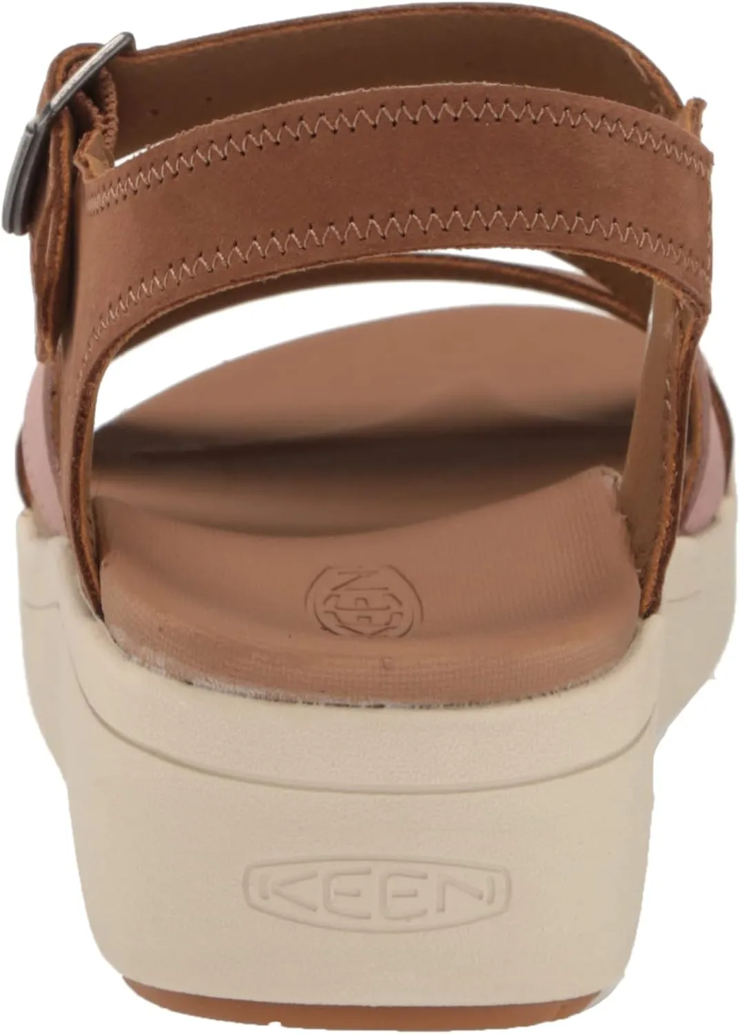 KEEN Women's Ellecity Backstrap Open Toe Adjustable Comfortable Platform Wedge Sandal