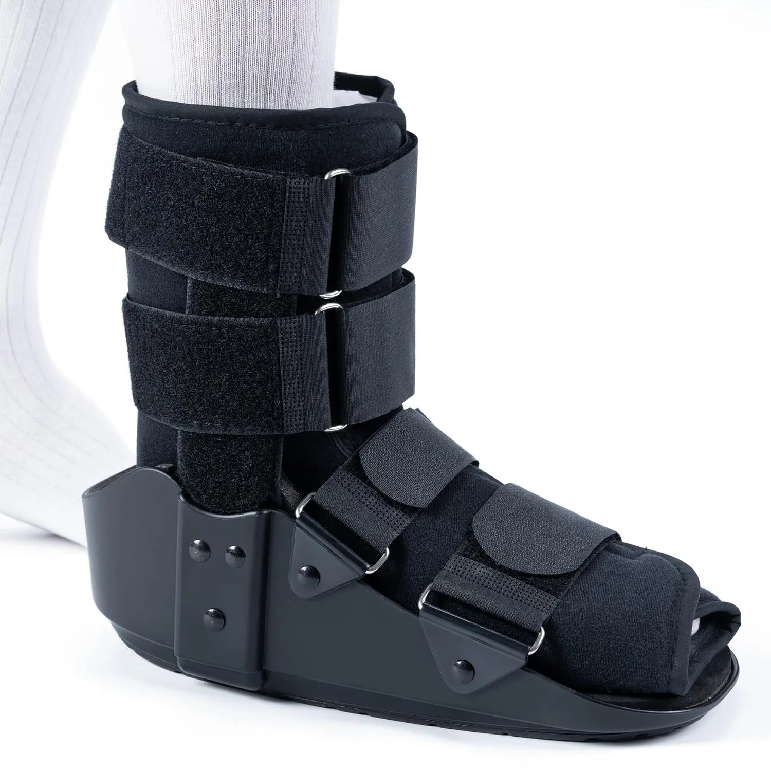 kefit Walking Boot, Orthopedic Boot Fracture Boot for Sprained Ankle, Broken Foot, Achilles Tendonitis,X-Large, Black