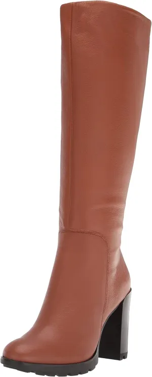 Kenneth Cole New York Women's Justin 2.0 Knee High Boot, Cognac, 8.5