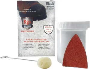 Kg's Boot Guard Brush On Toe Protection – Brush On Liquid for Tough, Long-Lasting Safety Protection on Boots