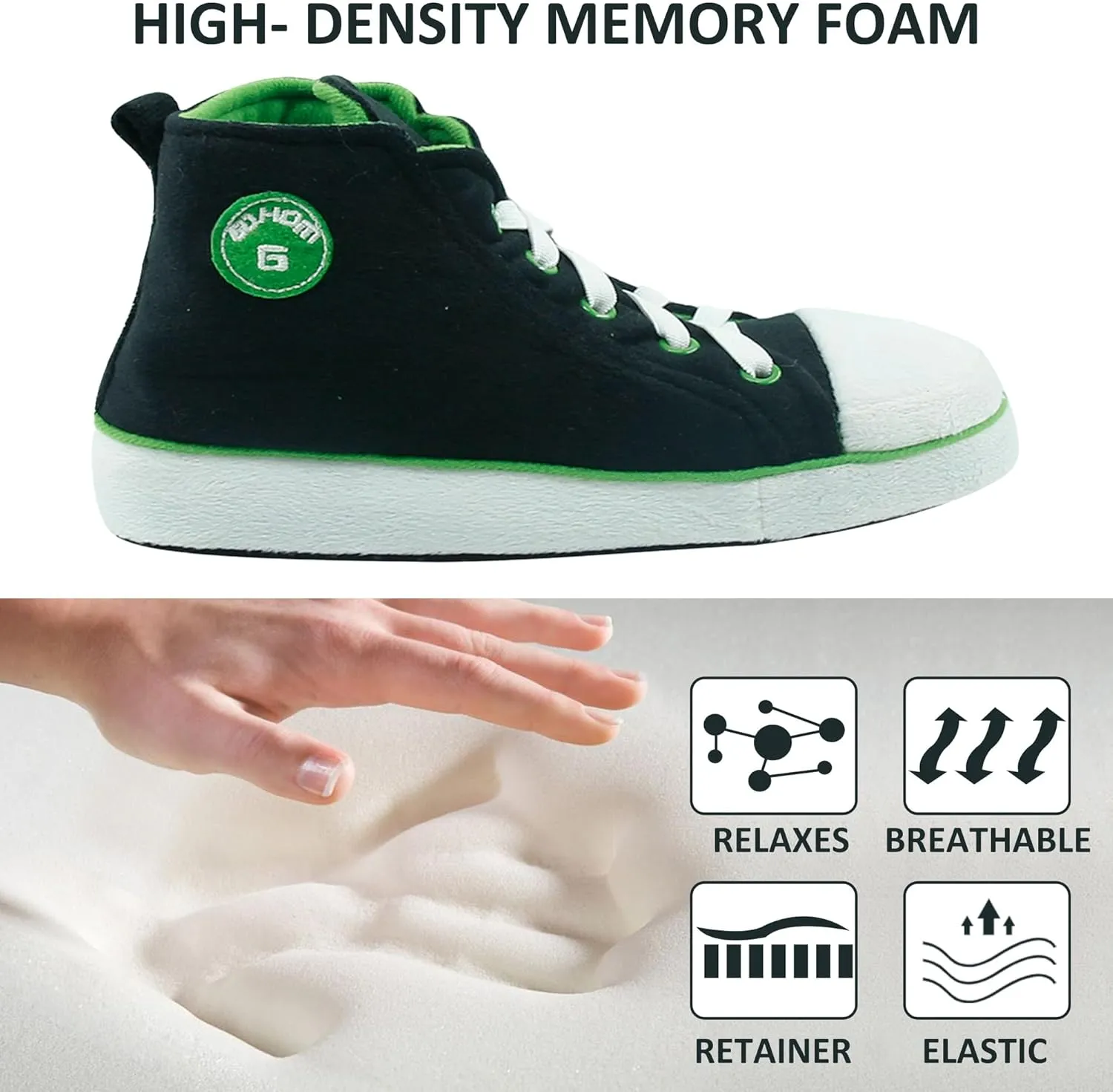 Kids Sneaker Slippers - Soft and Stylish Comfort Cozy House Shoes for Girls and Boys