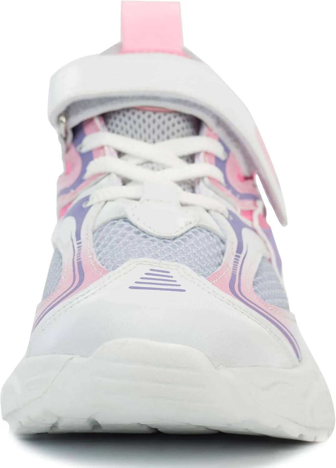 Kids Sneakers for Boys Girls Mesh Breathable Running Shoes Hook and Loop Lightweight Athletic Casual Shoes