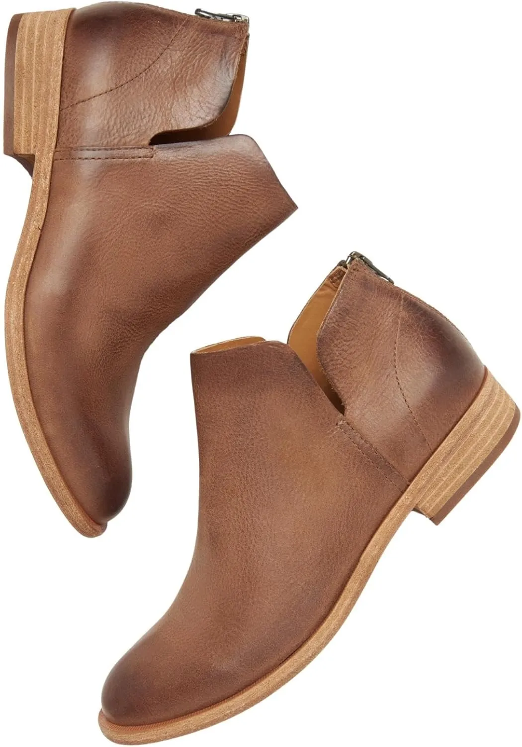 KORK-EASE Women's Renny Ankle Boot - Chic Cut-Outs, Hand-Finished Leather, Comfortable Design