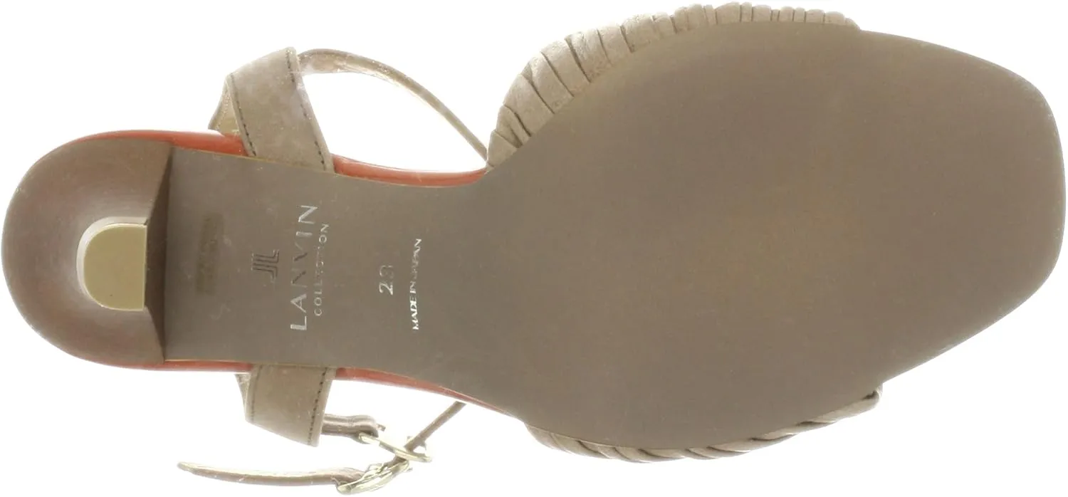 Lanvin Collection 9018 Ankle Strap Drape Sandals