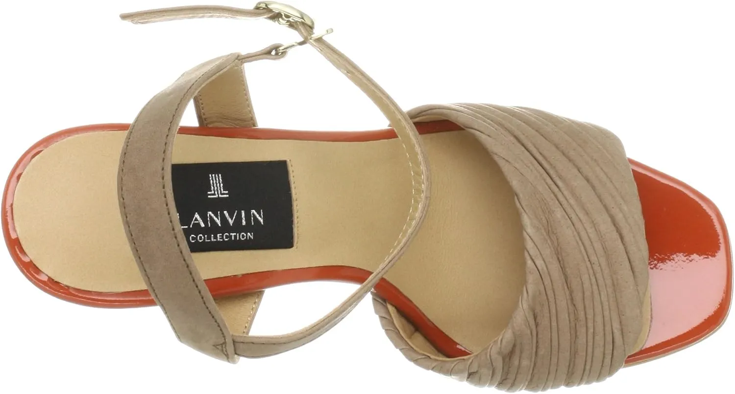 Lanvin Collection 9018 Ankle Strap Drape Sandals