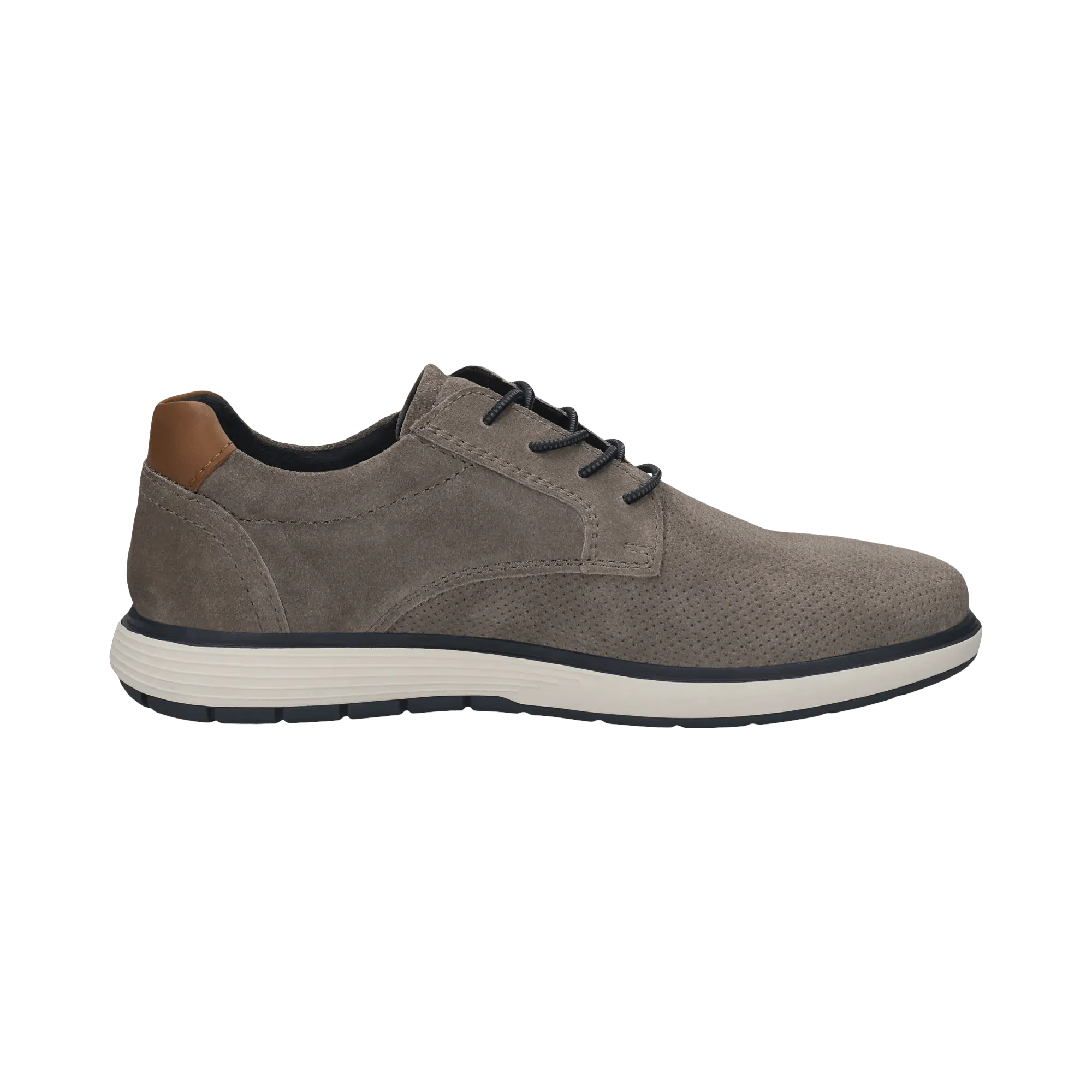 Leder Schnürer taupe
