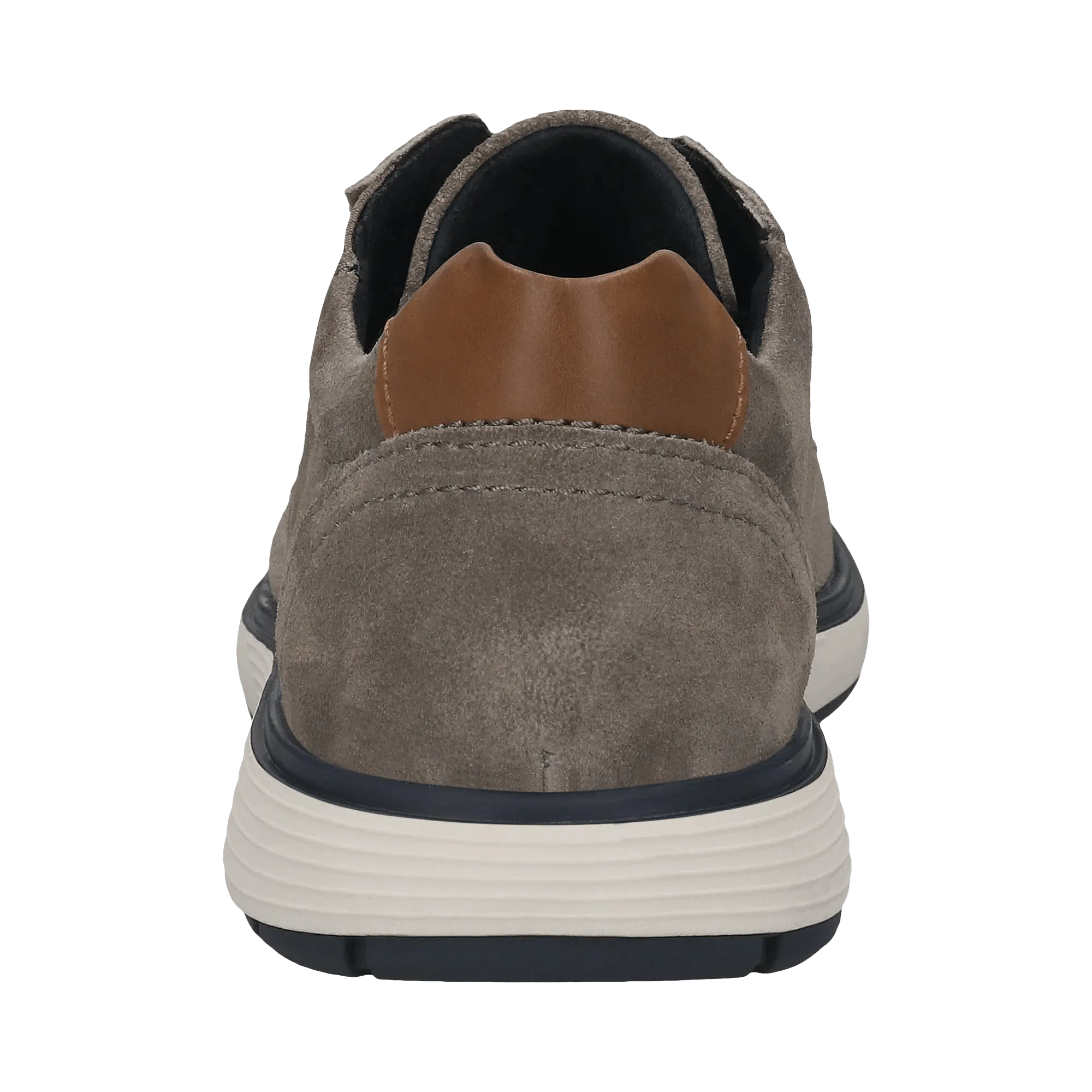 Leder Schnürer taupe