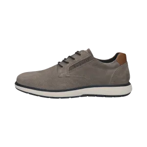Leder Schnürer taupe