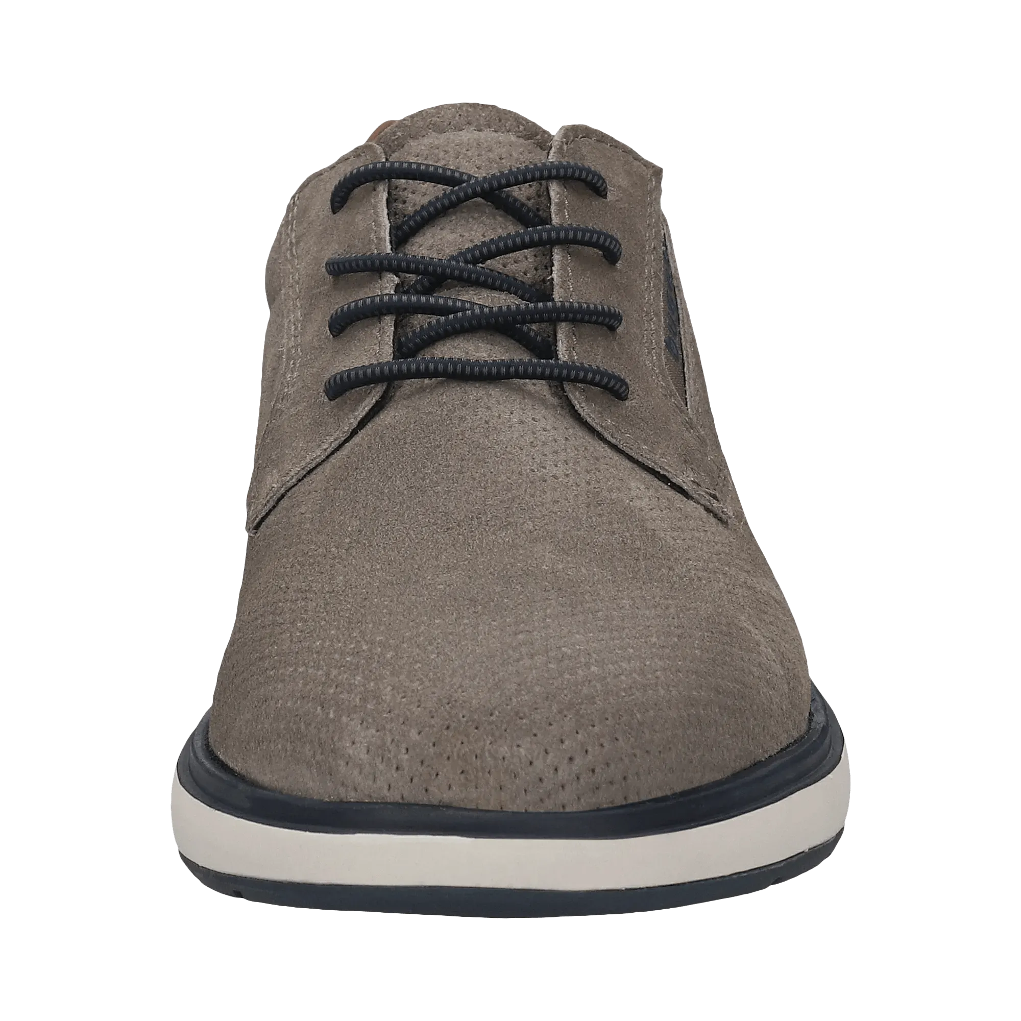 Leder Schnürer taupe