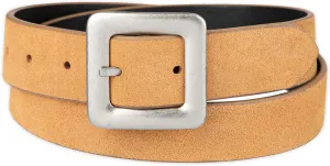 Levi's Women's Two-in-one Reversible Square Statement Buckle Casual Belt