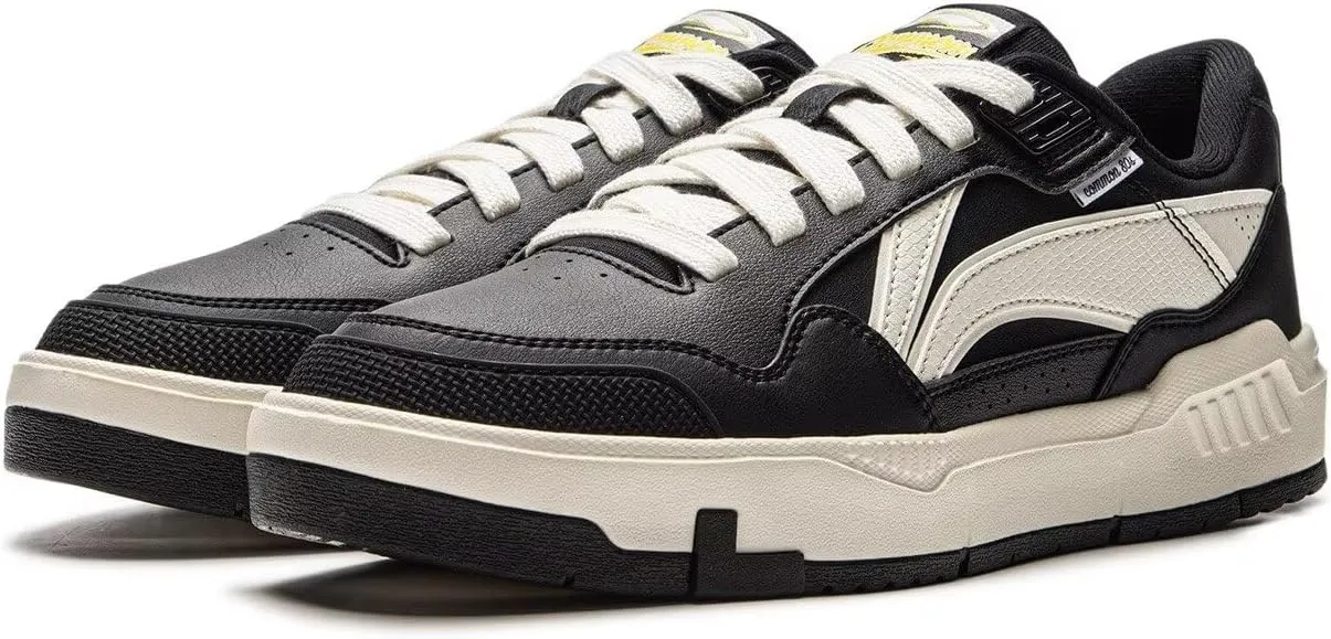 LI-NING Common 80s Men Comfortable Soft Rebound Breathable Cool Trendy Classic Casual Shoes AGCU157 AGCV023