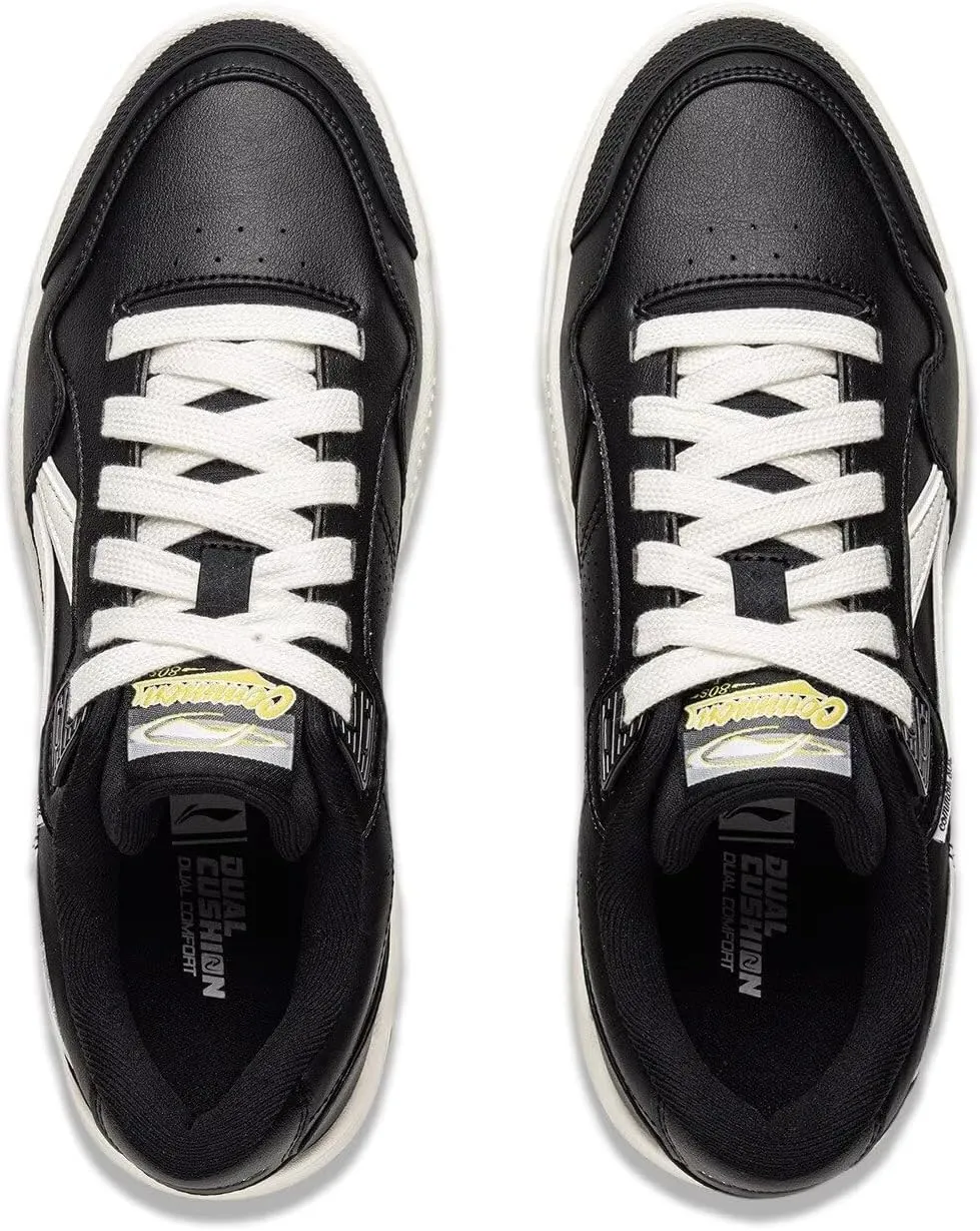 LI-NING Common 80s Men Comfortable Soft Rebound Breathable Cool Trendy Classic Casual Shoes AGCU157 AGCV023