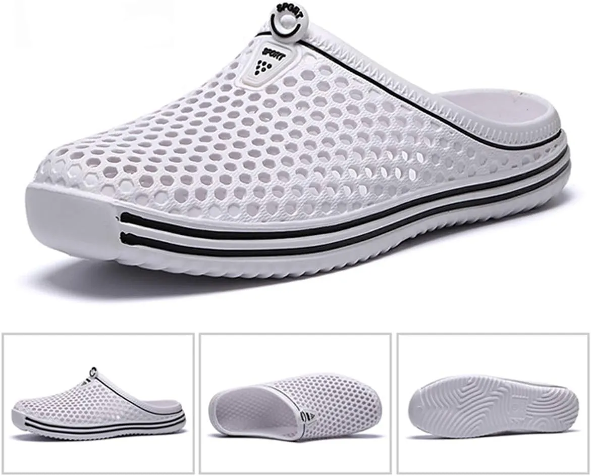 LIBINXIF Women's Garden Clogs Breathable Shoes Bathing Shoes Men's Beach Shoes Water Shoes Footwear Slippers Walking Shoes