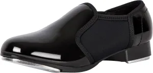 Linodes Unisex-Child Elastic Slip on Tap Shoe for Girls and Boys Tap Flat
