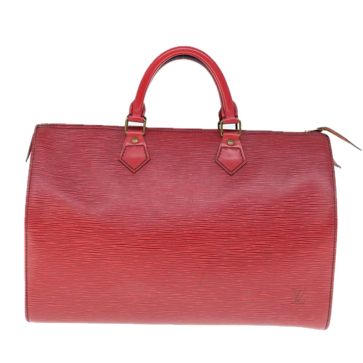 Louis Vuitton Speedy 35  Leather Tote Bag ()