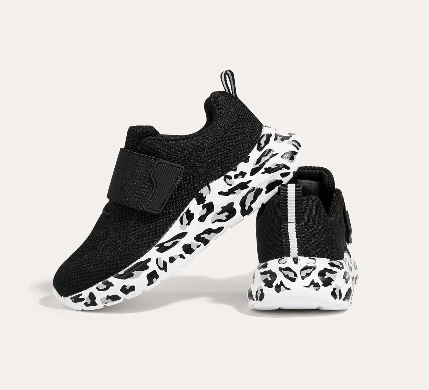 LUCKY STEP Boys Girls Tennis Shoes Kids Unisex Walking Running School Athletic Hook and Loops Strap Breathable for Toddler/Little Kid/Big Kid