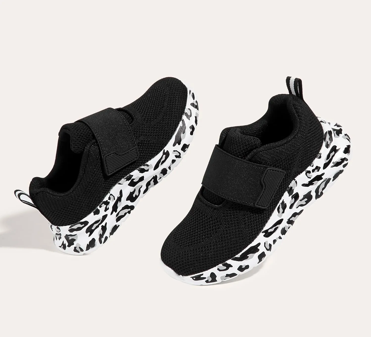 LUCKY STEP Boys Girls Tennis Shoes Kids Unisex Walking Running School Athletic Hook and Loops Strap Breathable for Toddler/Little Kid/Big Kid