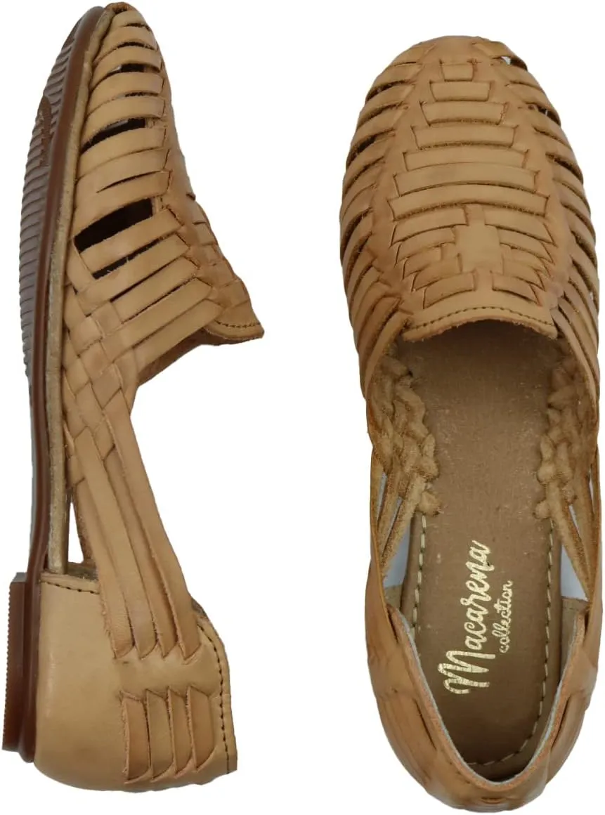Macarena Collection Huarache Sandal Colorful Leather Mexican Style 2120