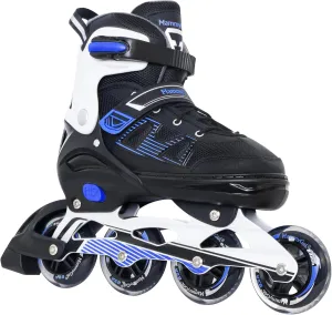 MammyGol Adult Inline Skates for Men Women, Blades Roller with Carbon Steel Bearings, TPR Brake, 3D Mesh, EVA Lining, PVC Upper | Adjustable Size for Better Fit for Skating Enthusiasts