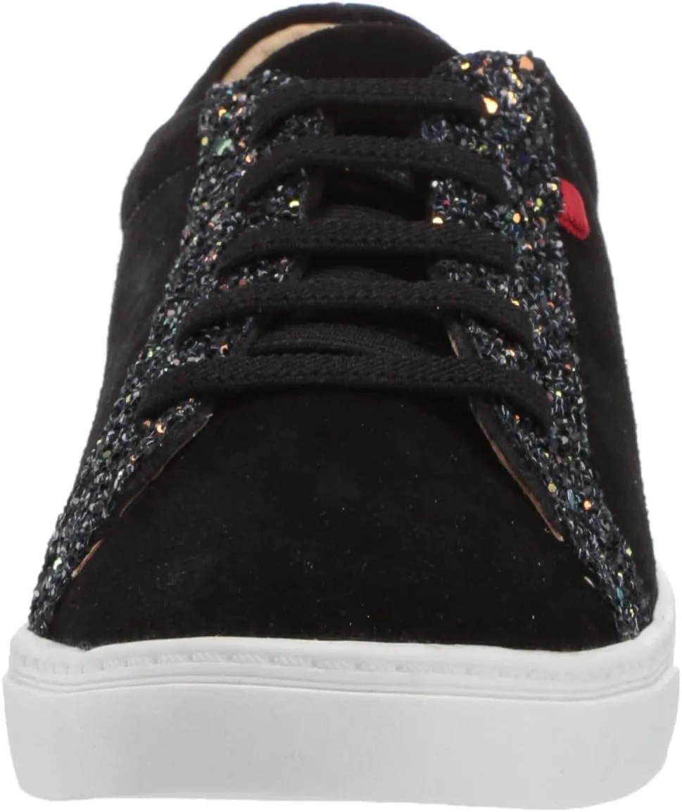 Marc Joseph New York Unisex-Child Kids Boys/Girls Leather Made in Brazil Luxury Glitter Slip on Sneaker