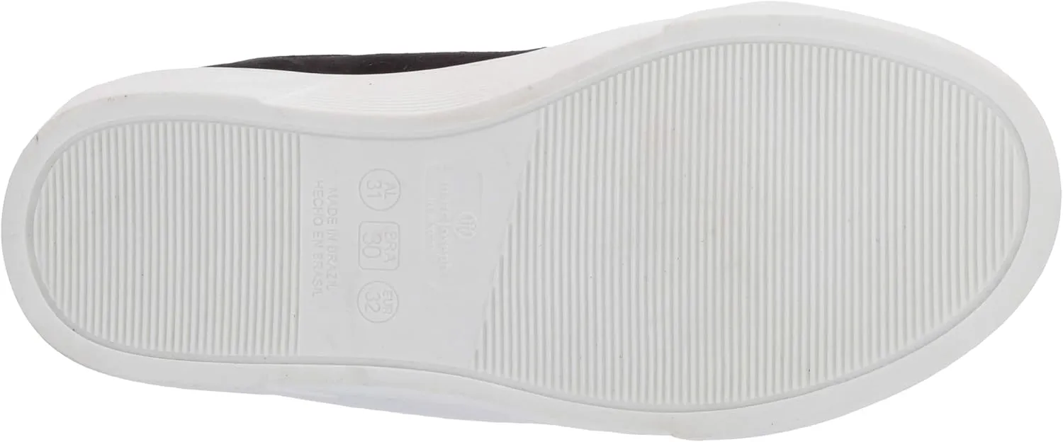 Marc Joseph New York Unisex-Child Kids Boys/Girls Leather Made in Brazil Luxury Glitter Slip on Sneaker