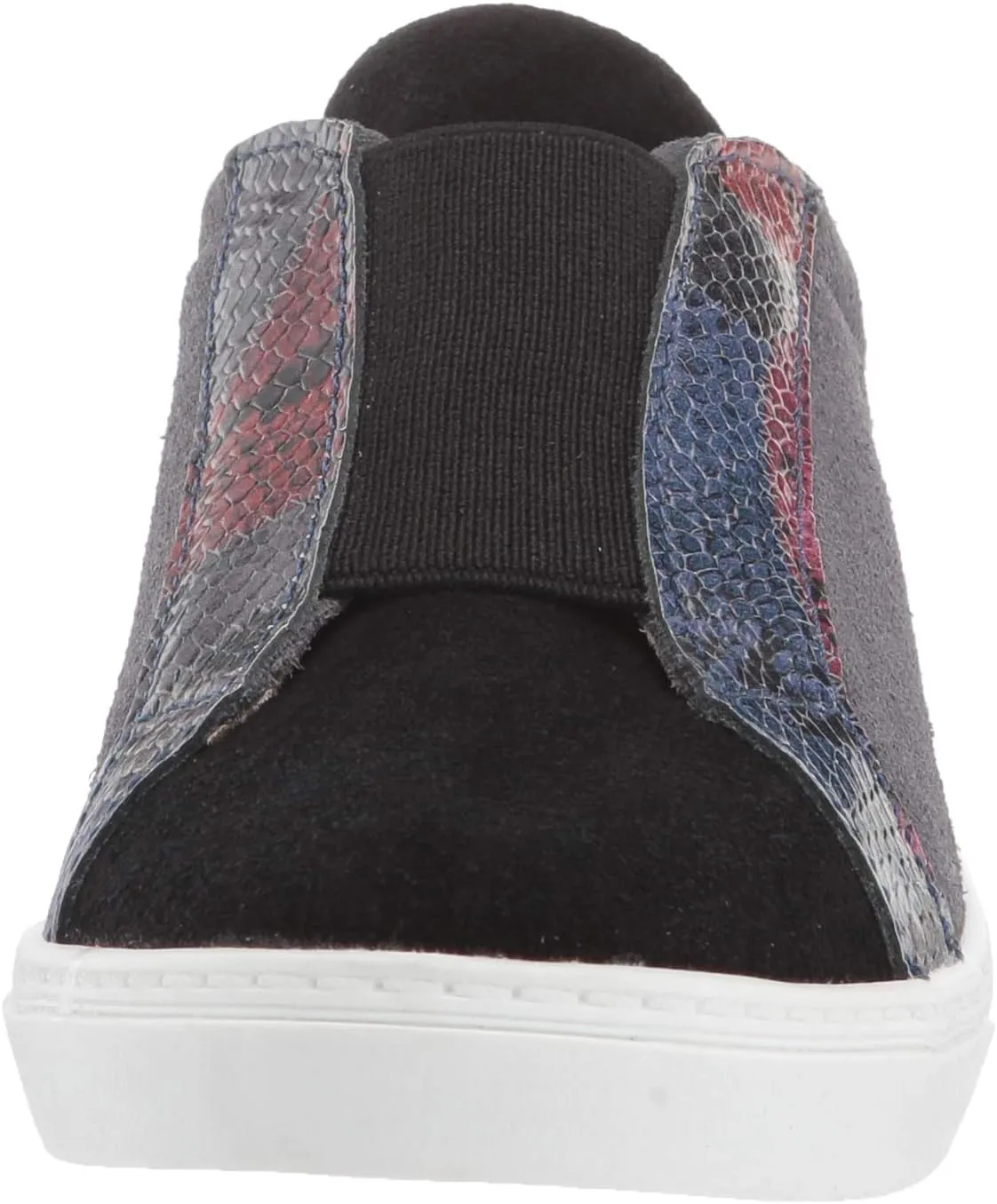 MARC JOSEPH NEW YORK Unisex-Child Kids Boys/Girls Leather Made in Brazil Slip on Elastic Detail Sneaker