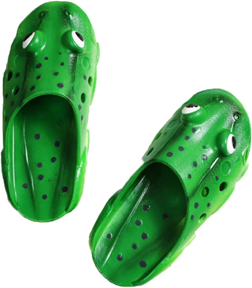 MEADOO Frog Slippers, Frog Flip Flops, Funny Gift, Animal Slippers, Unisex Cartoon Sandals