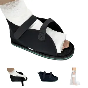 Medical open-toe plaster shoe,Adjustable Walking Boots Recovery Cast Shoe Covers,Universal for Both Left and Right Feet,Medical Boots for Men or Women L