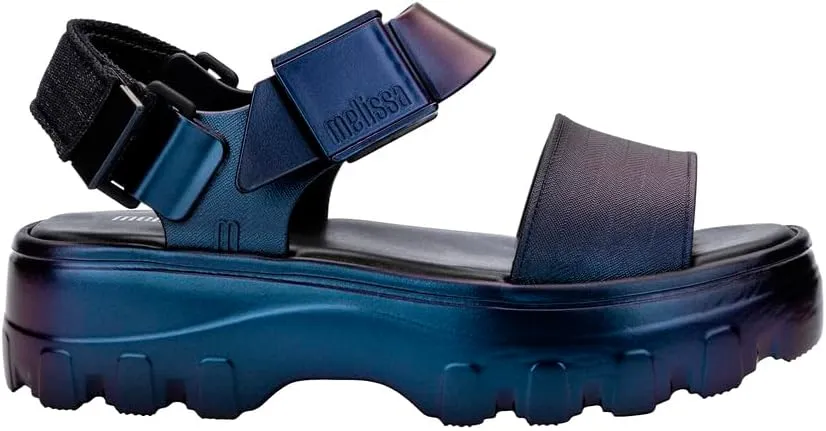 Melissa Kick Off Platform Sandals for Women - Super Soft and Flexible Vegan Chunky Platform Sandal with Adjustable Straps and Open Toe Design