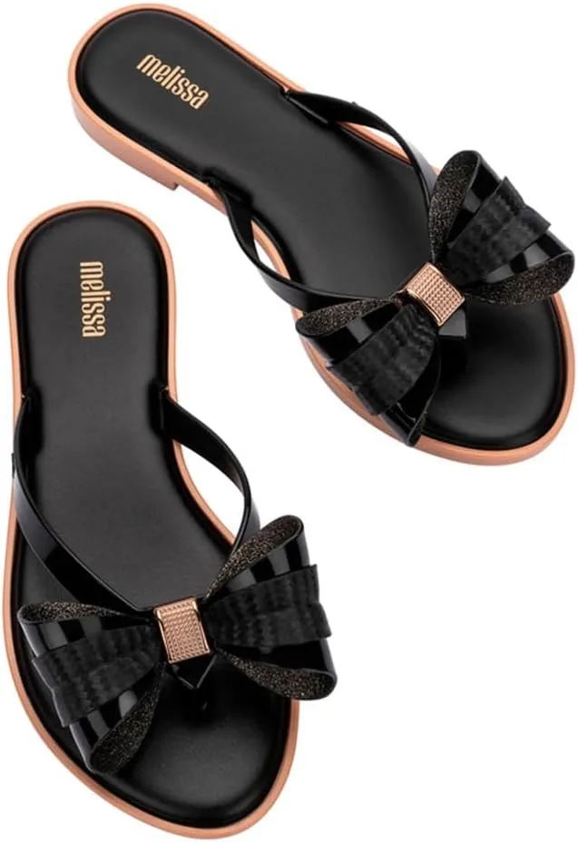 Melissa Slim V Women's Flip Flops- Jelly Flip Flops for Women, Slip on Women's Sandals, Women's Summer Fashion, Adult Jellies
