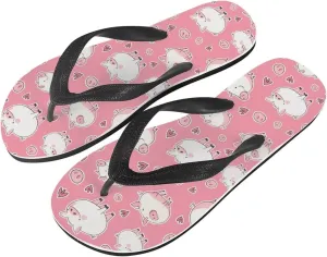 Men American Flag Flip Flop Sandal, Daisy Classic Thongs Sandals for Beach Men's Comfortable Flip Flops Sandals