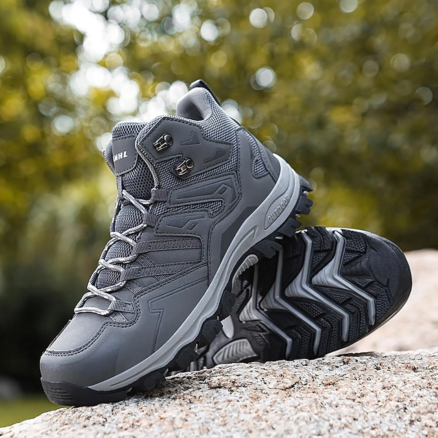 Men Autumn and Winter Hiking Shoes High Top Climbing Hiking Outdoor Shoes Casual Sports Shoes Men's Shoes Casual Boot Men's S