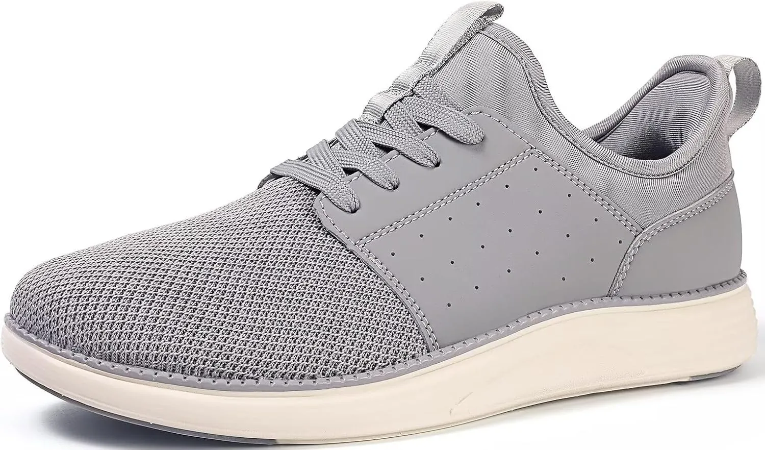 Men Casual Dress Shoes Hands Free Slip On Laceless Fashion Sneakers Lightweight Breathable Walking Shoes Gym Tennis Athletic