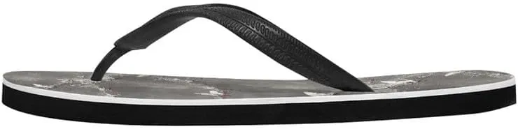 Men Hawaii Flip Flop Sandal Geometry Lightweight Thong Sandals Xmas Santa Claus Unisex Bathroom Orthotic Flip Flops