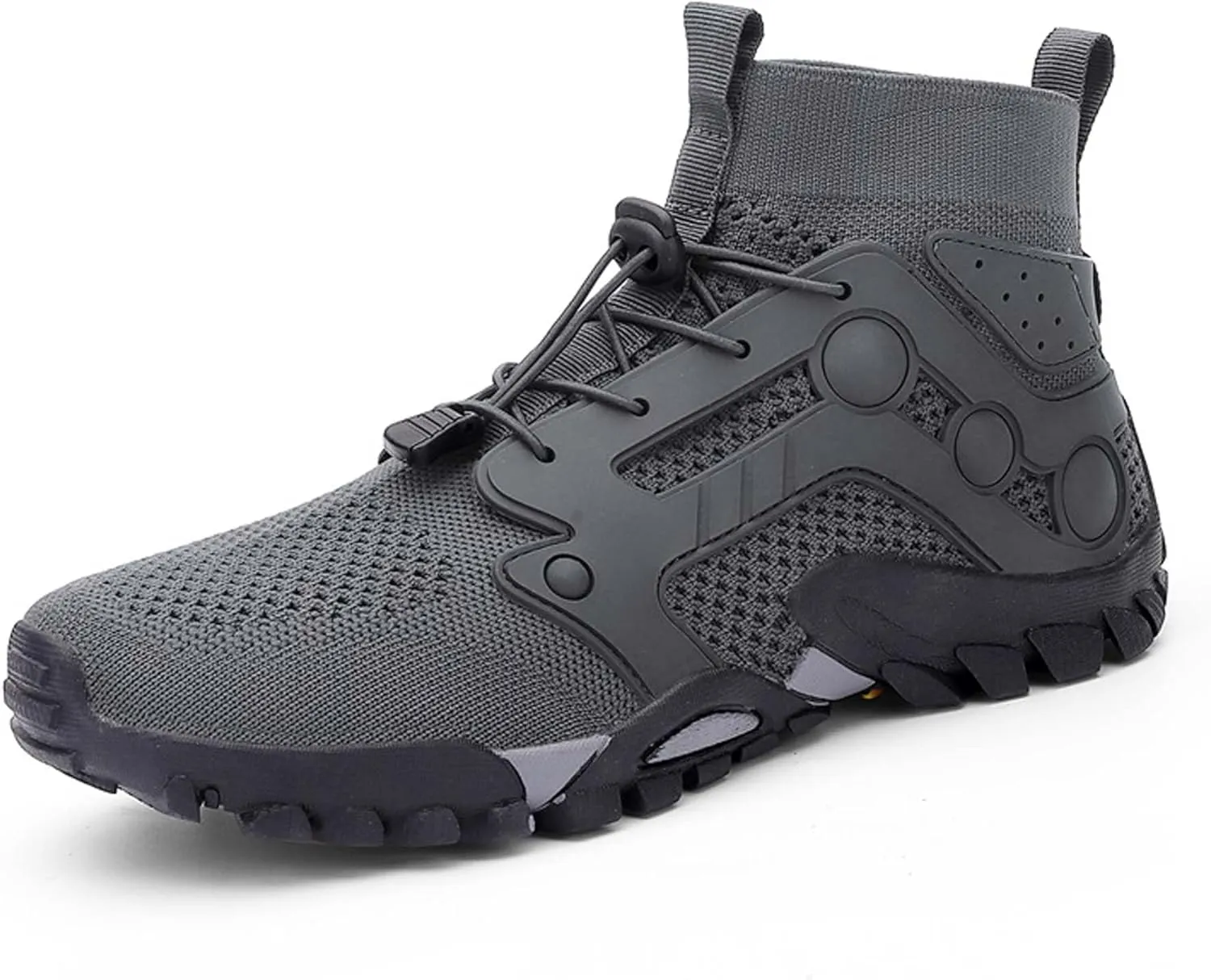 Men's Anti-Slip Climbing Shoes Breathable Lightweight Sports Barefoot Hiking Shoes Quick-Drying Mesh Sports Water Shoes Outdoor Camping Adventure Travel Backpacking Shoes-5-14 US Size