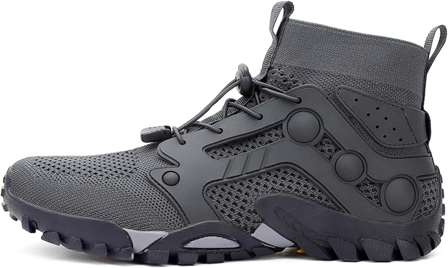 Men's Anti-Slip Climbing Shoes Breathable Lightweight Sports Barefoot Hiking Shoes Quick-Drying Mesh Sports Water Shoes Outdoor Camping Adventure Travel Backpacking Shoes-5-14 US Size