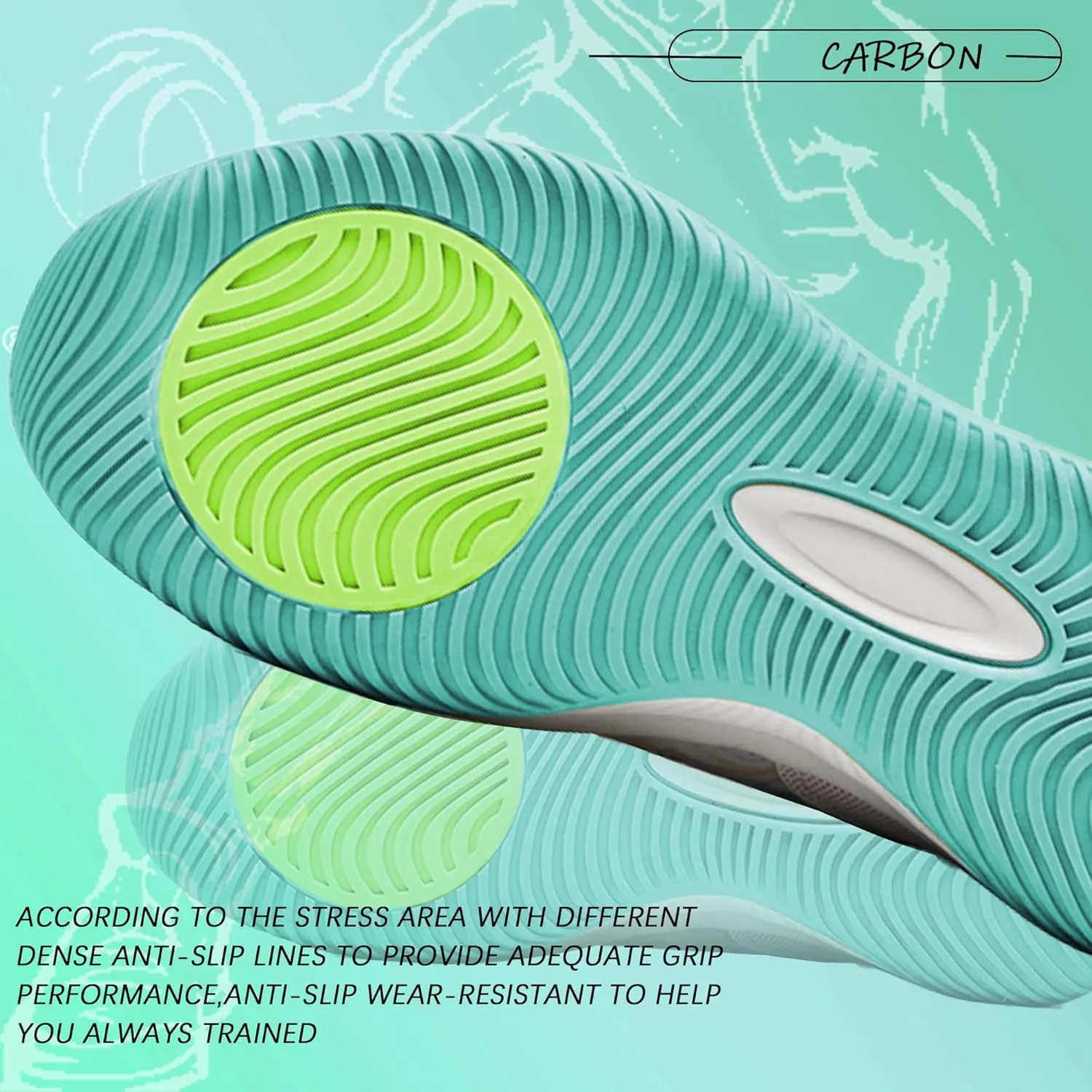 Men's Basketball Shoes Fashionable Breathable Anti Slip Sports Shoes Outdoor Running Fitness Training Shoes