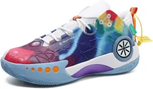 Mens Basketball Shoes Lightweight Breathable Non Slip Outdoor High Top Sneakers Cushioning Workout Boots for Fitness Streetball Shoe Sports Shoe for Running Walking