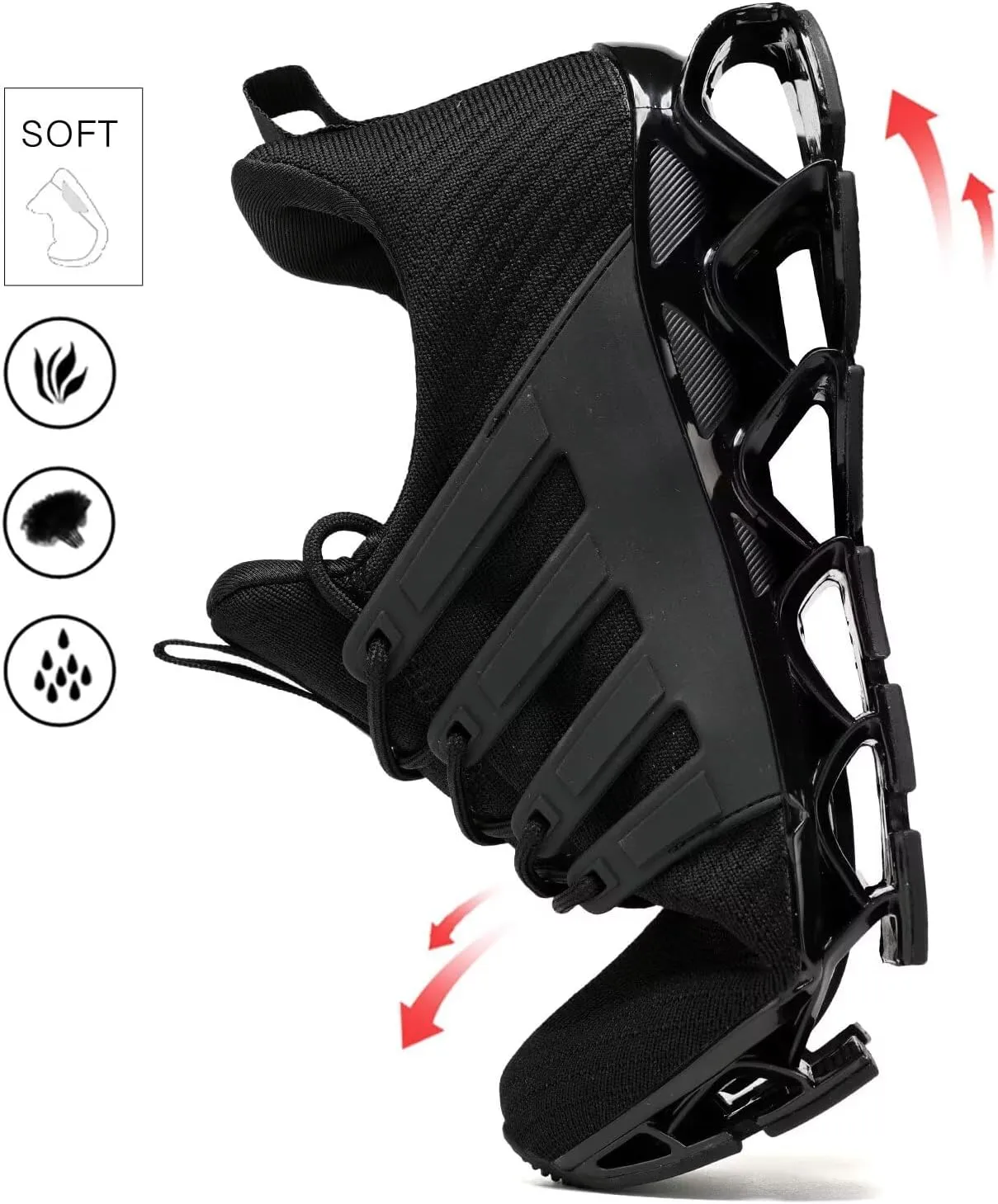Men's Blade Fashion Sneakers Shoes Breathable Walking Shoe Sport Athletic Shoes Running Shoes