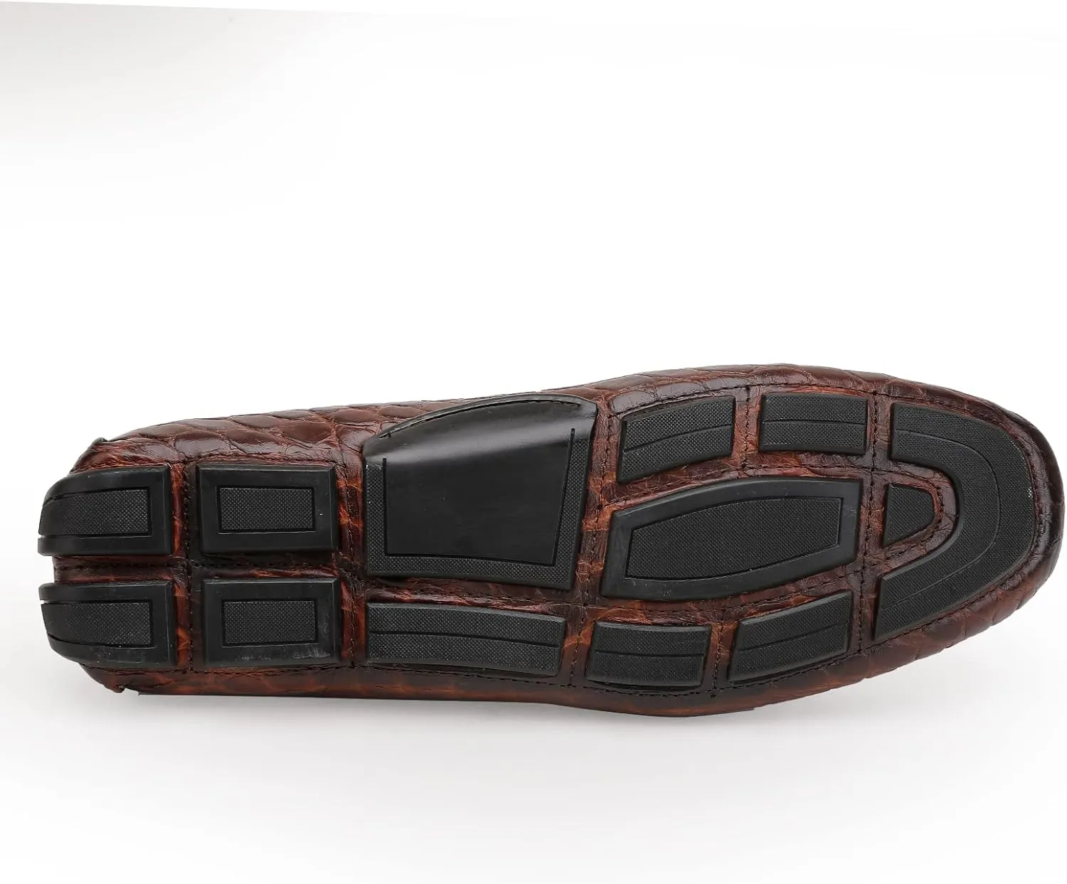 Men's Driving Moccasins Dress Shoes, Leather Casual Slip On Breathable Penny Loafers for Men