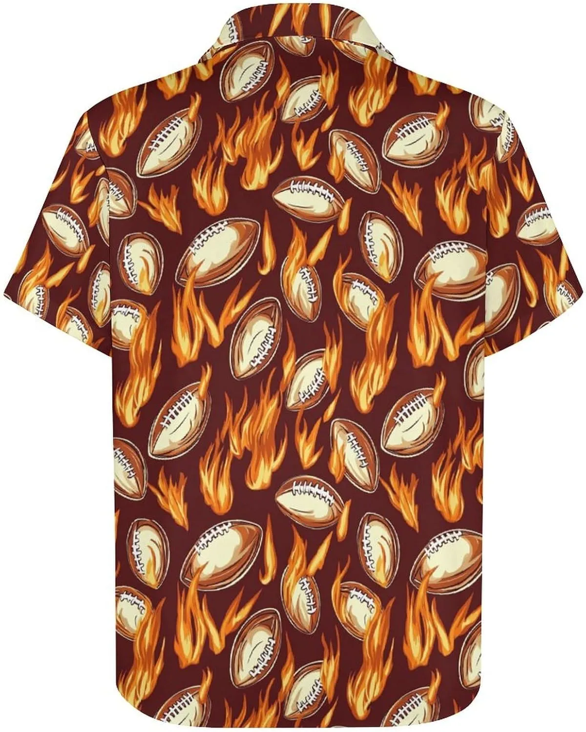 Mens Hawaiian Shirt Casual Button Down Short Sleeve Tropical Beach Holiday Aloha Party Shirt for Men Funny