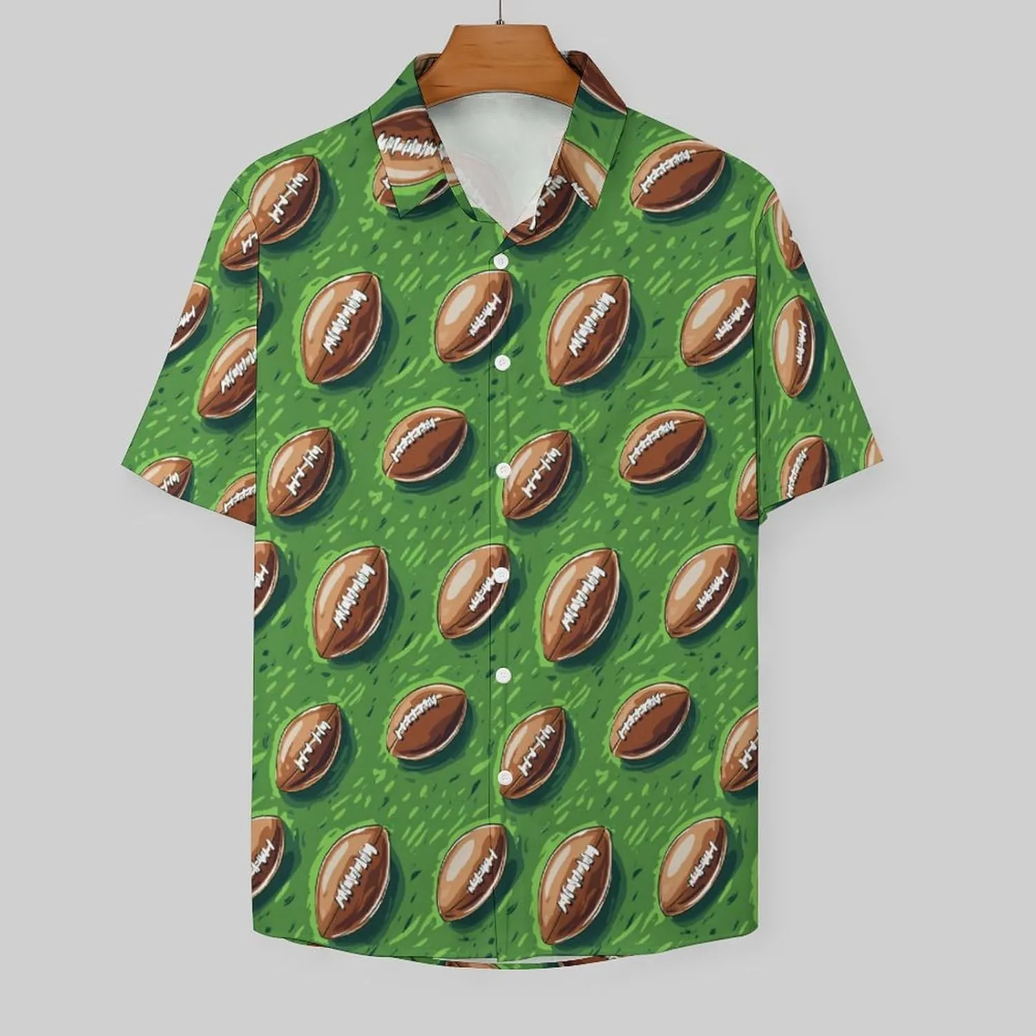 Mens Hawaiian Shirt Casual Button Down Short Sleeve Tropical Beach Holiday Aloha Party Shirt for Men Funny
