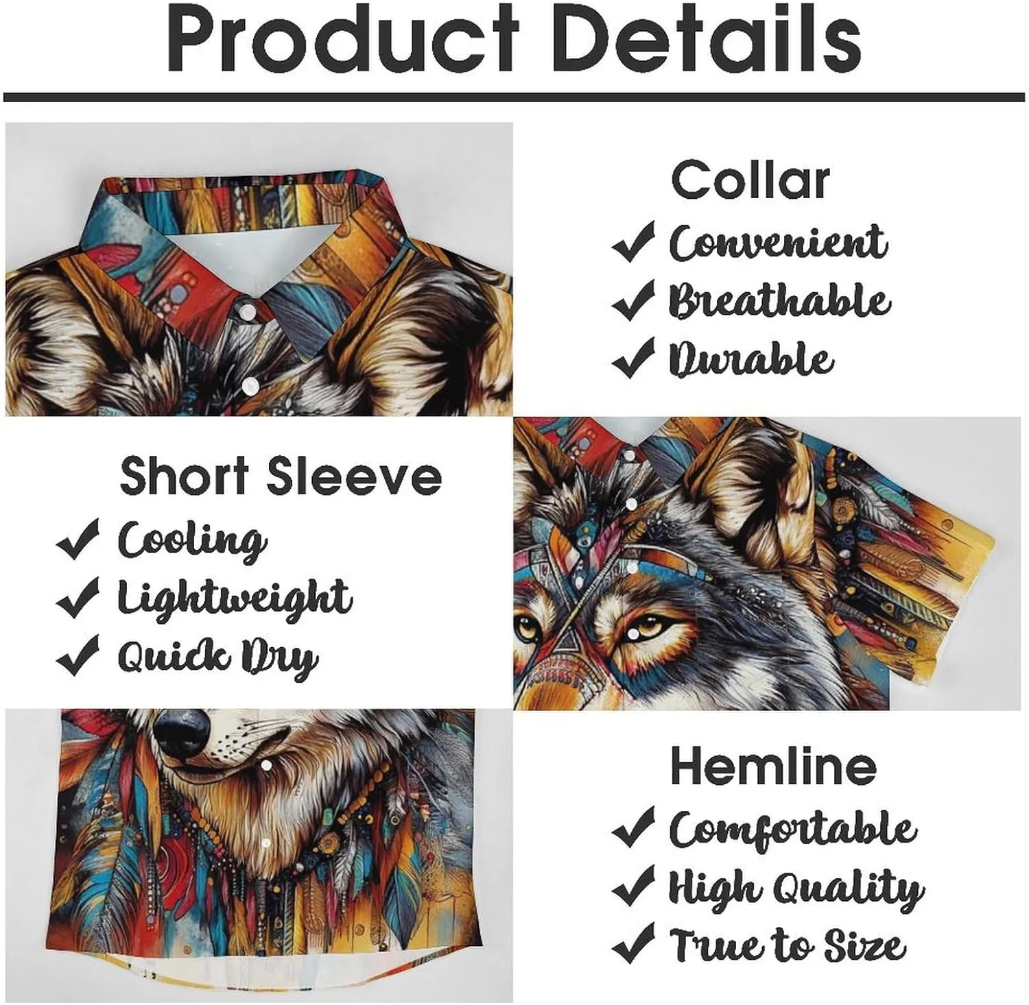 Mens Hawaiian Shirt Casual Button Down Short Sleeve Tropical Beach Holiday Aloha Party Shirt for Men Funny